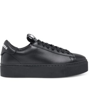 DSquared² Evolution Tape-Logo Sneakers - Blue