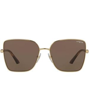 Vogue Eyewear Oversized-Frame Sunglasses - Brown