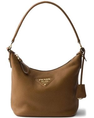 Prada Leather Mini-Bag - Brown