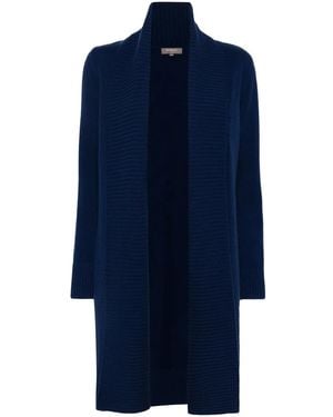 N.Peal Cashmere Abbey カシミア ロングカーディガン - ブルー