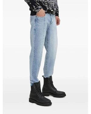 Desigual Frayed-Hem Jeans - Blue