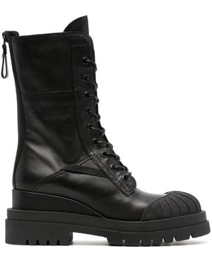 Premiata Botas Yukon Con Cordones - Negro