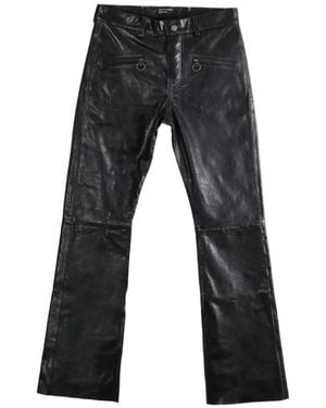 Enfants Riches Deprimes Wicked Game Leather Trousers - Black