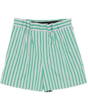 Loewe Striped Cotton Shorts - Green