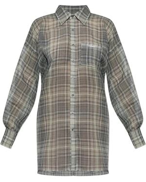 Coperni Camicia Con Coulisse - Grigio