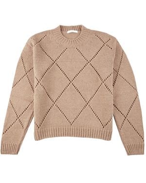 Slowear Pull À Losanges - Natural