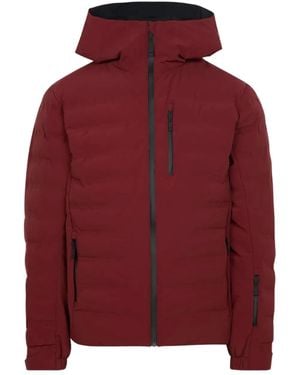 Aztech Mountain Pyramid Kapuzenjacke - Rot