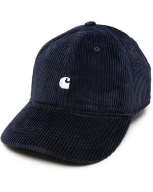 Carhartt Corduroy Logo-Embroidered Cap - Blue