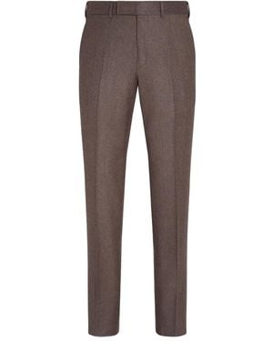 ZEGNA Hose Mit Meliertem Effekt - Grau