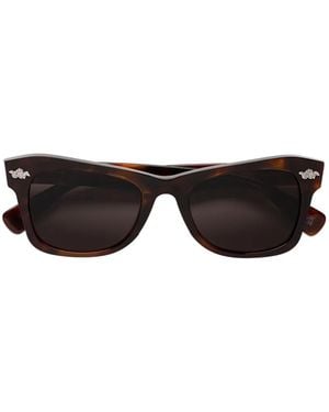 Marni Tortoiseshell-Effect Rectangle-Frame Sunglasses - Black