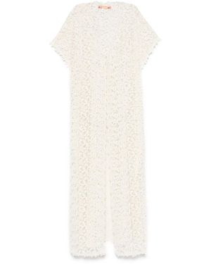 Ermanno Scervino Lace-Embellished Jacket - White