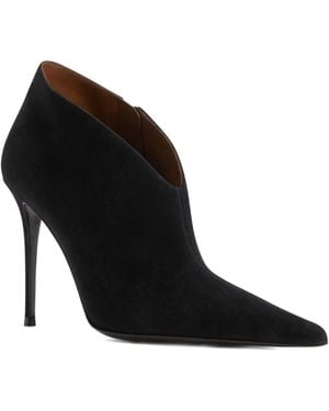 Giuseppe Zanotti ポインテッドトゥ スエードパンプス - ブラック