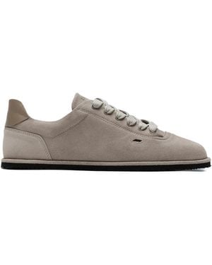 Referenc Suede Leather Sneakers - Gray