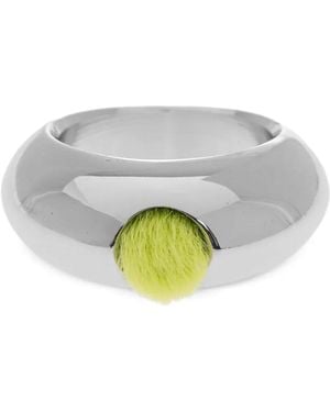 Issey Miyake Polierter Ring - Grau