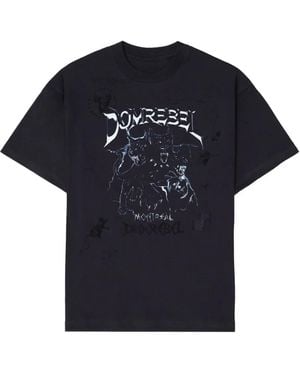 DOMREBEL Graphic-print T-shirt - Blue