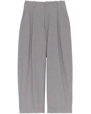 Bimba Y Lola Light- Barrel Trousers - Grey