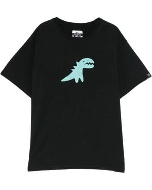 SPORT b. by agnès b. Embroidered Dino T-Shirt - Black
