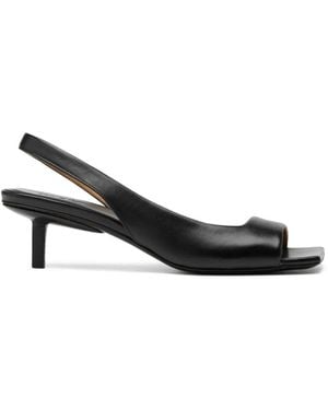 Marsèll Square-Toe Heeled Sandals - Black
