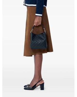 Gucci Kleine Gg Emblem Tote Bag - Schwarz