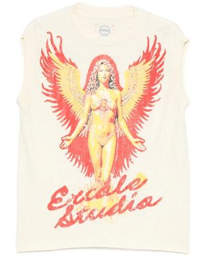 ERCOLE STUDIO Canotta Con Stampa Grafica - Rosa