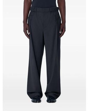 Kiko Kostadinov Elasticated-Waist Tailored Trousers - Blue