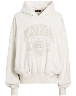 Dolce & Gabbana ロゴ パーカー - ホワイト