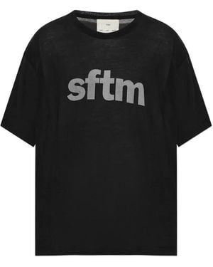 Song For The Mute Logo-Print T-Shirt - Black