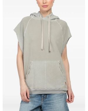 Freecity Artist Wanted Hooded Short-Sleeves Hoodie - Grey