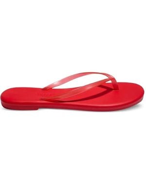 TKEES Aqua Flip-Flops - Red