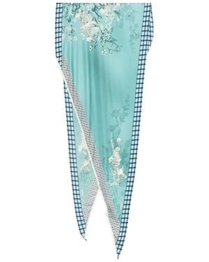 Seventy Pañuelo con estampado floral - Verde