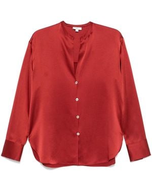 Vince Silk Shirt - Red