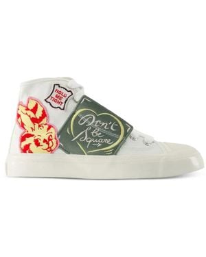 KENZO Baskets Montantes Hoshi - White