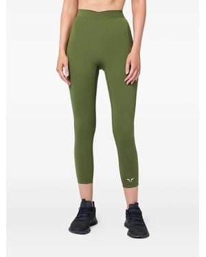 SQUATWOLF Wordmark Logo-Detail Leggings - Green