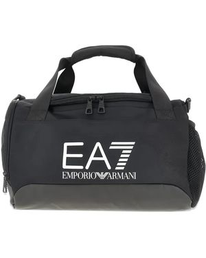EA7 Borsa Da Viaggio Con Logo - Nero