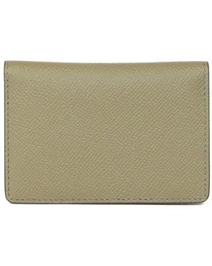 Maison Margiela Leather Cardholder - Natural
