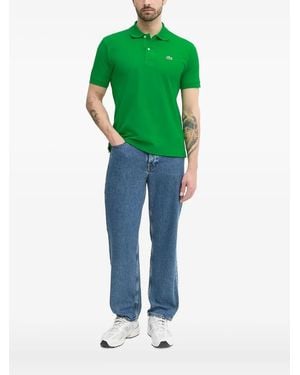 Lacoste Logo-Embroidered Polo Shirt - Green