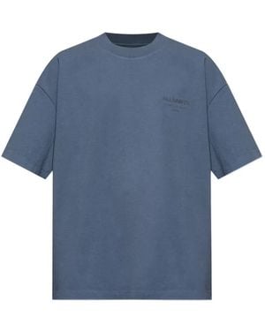 AllSaints Underground Oversized Crew-Neck T-Shirt - Blue
