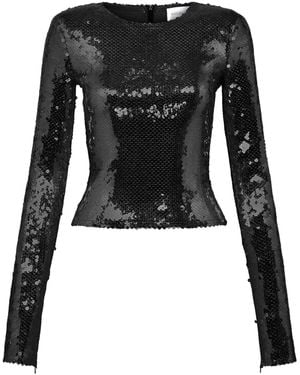16Arlington Loida スパンコール Tシャツ - ブラック