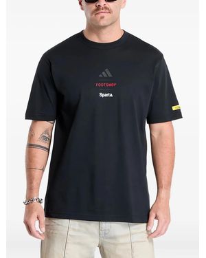 adidas Crest Sparta T-Shirt - Black