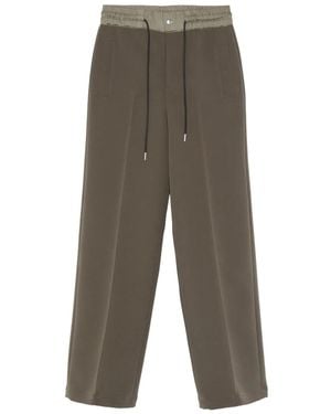 Sacai Drawstring-Waist Trousers - Grey
