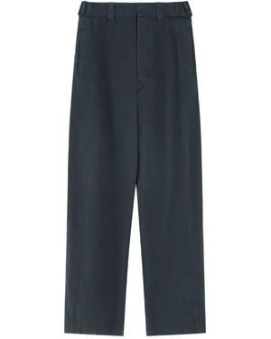 Lemaire Side-Tabs Trousers - Blue