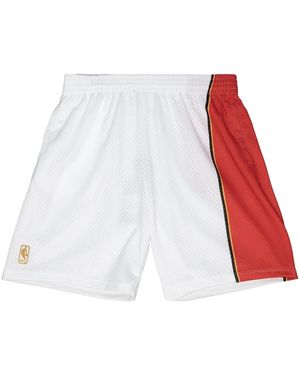 Mitchell & Ness "Nba Atlanta Hawks 96" Swingman Shorts - White