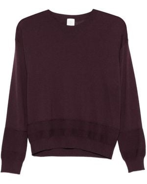 Eleventy Round-Neck Sweater - Purple