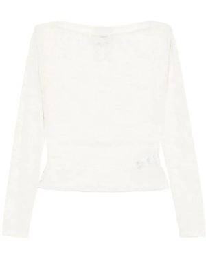 Reformation Top Adriano - Blanco
