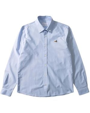 Edmmond Studios Embroidered Oxford Shirt - Blue