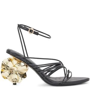 Aje. 90Mm Moonstuck Bloom Sandals - Metallic