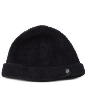 Louis-Gabriel Nouchi Fluffy Knit Bonnet - Black