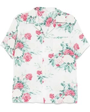 Fursac Floral-Print Shirt - White