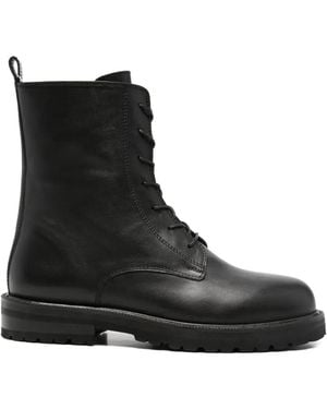 ADRIANNA FERETTI Lace-Up Boots - Black