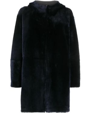 Liska リバーシブル フーデッドコート - ブルー